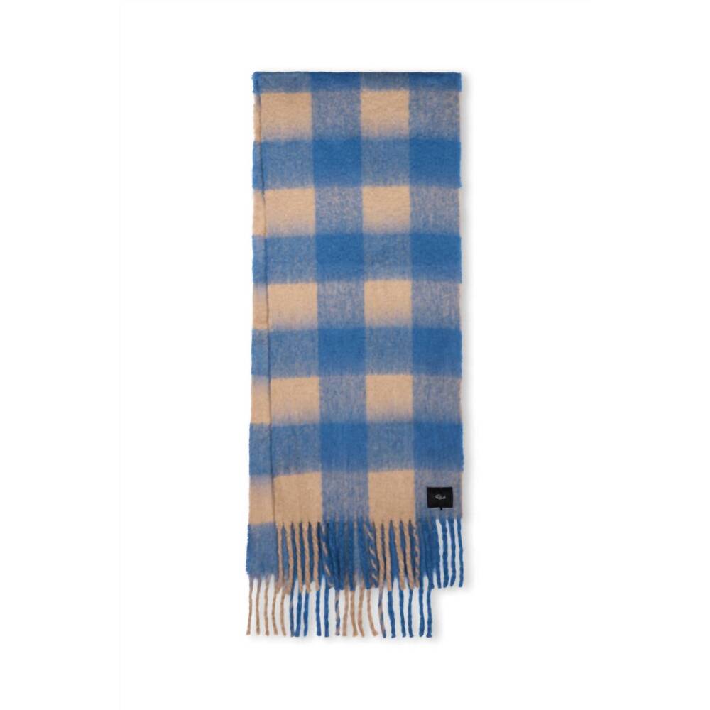 NEW RAILS women's oslo scarf in cobalt camel
